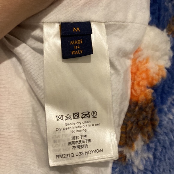 Louis Vuitton camo fleece jacket, men’s M - Picture 7 of 11